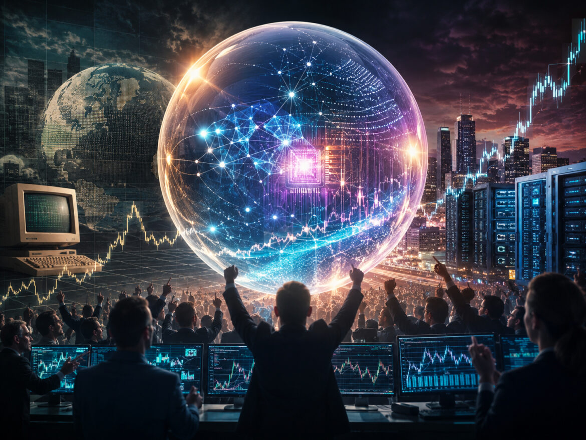 Bolla dell’intelligenza artificiale e mercati finanziari a confronto con l’euforia delle dot-com